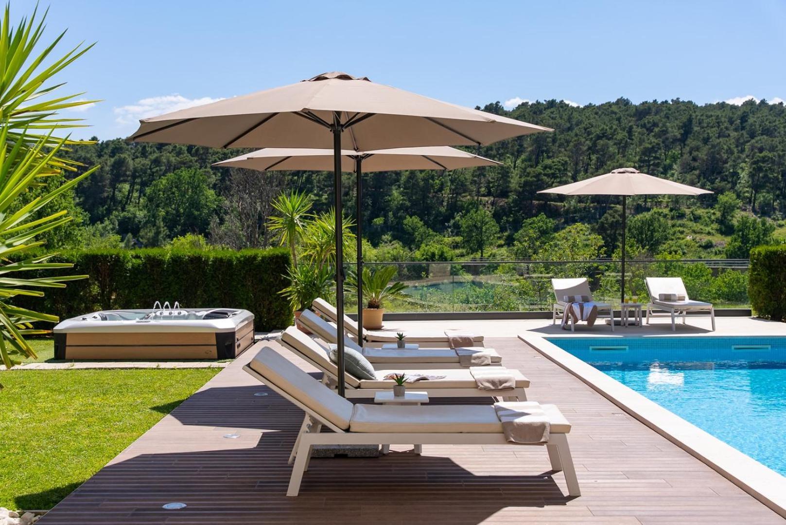 Villa Agava With Heated Pool, Jacuzzi, Sauna, Gym, 4 En-Suite Bedrooms Gata Eksteriør billede