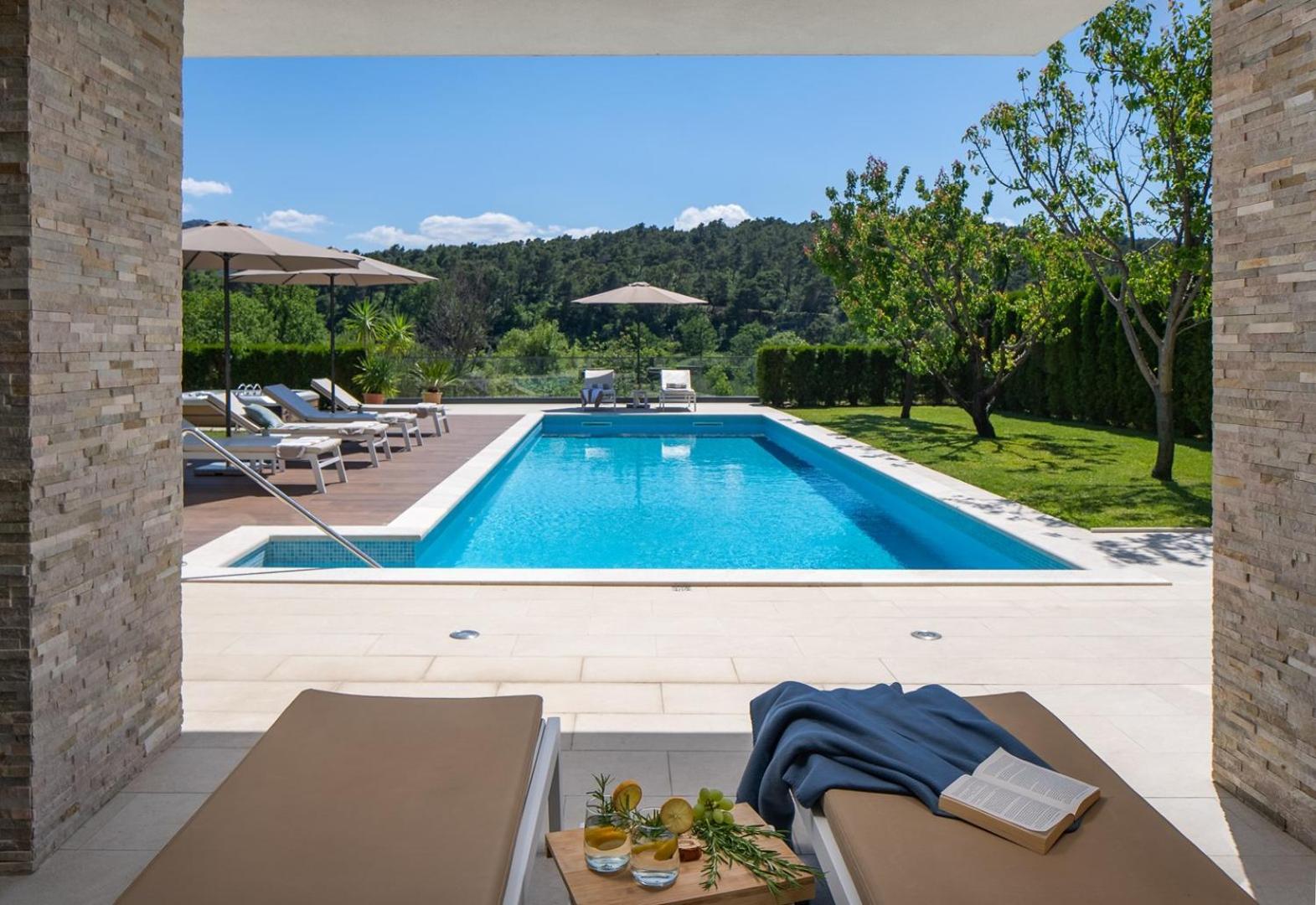 Villa Agava With Heated Pool, Jacuzzi, Sauna, Gym, 4 En-Suite Bedrooms Gata Eksteriør billede