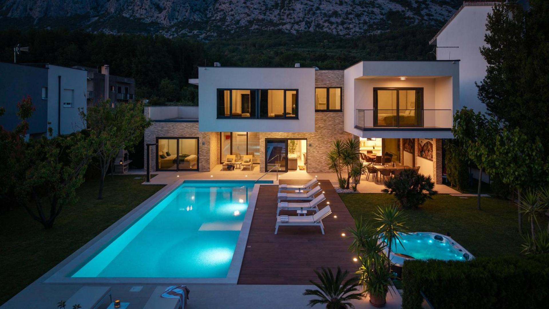Villa Agava With Heated Pool, Jacuzzi, Sauna, Gym, 4 En-Suite Bedrooms Gata Eksteriør billede
