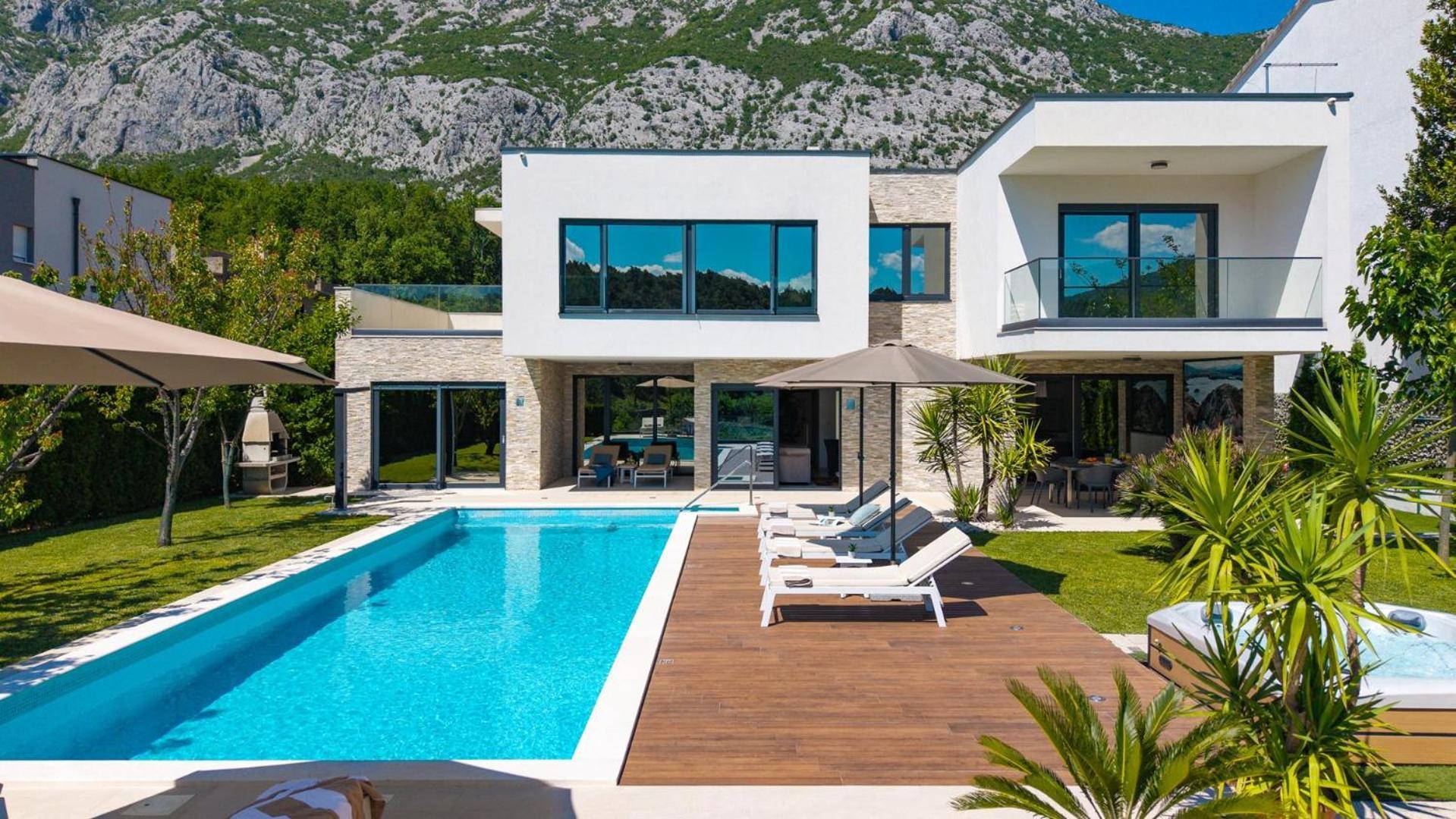 Villa Agava With Heated Pool, Jacuzzi, Sauna, Gym, 4 En-Suite Bedrooms Gata Eksteriør billede